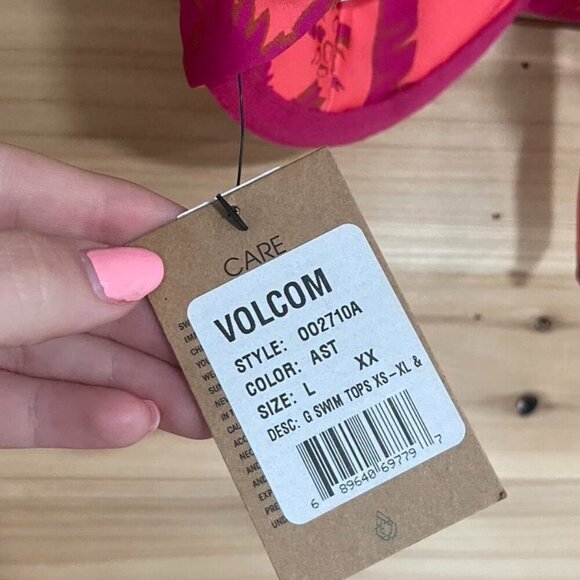 Volcom Pink And Orange Floral - Picture 4 of 5